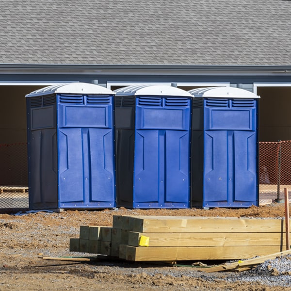 is there a specific order in which to place multiple porta potties in Valencia PA